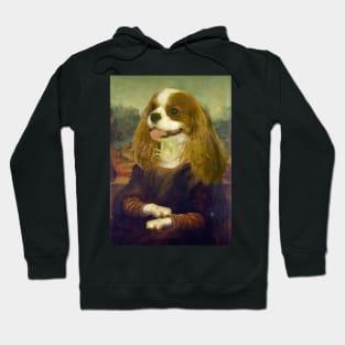 Mona Lisa Cavalier King Charles Spaniel Hoodie